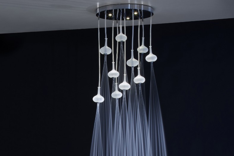 FIMA Carlo Frattini Launches a Chic Showerhead in Collaboration with Melogranoblu