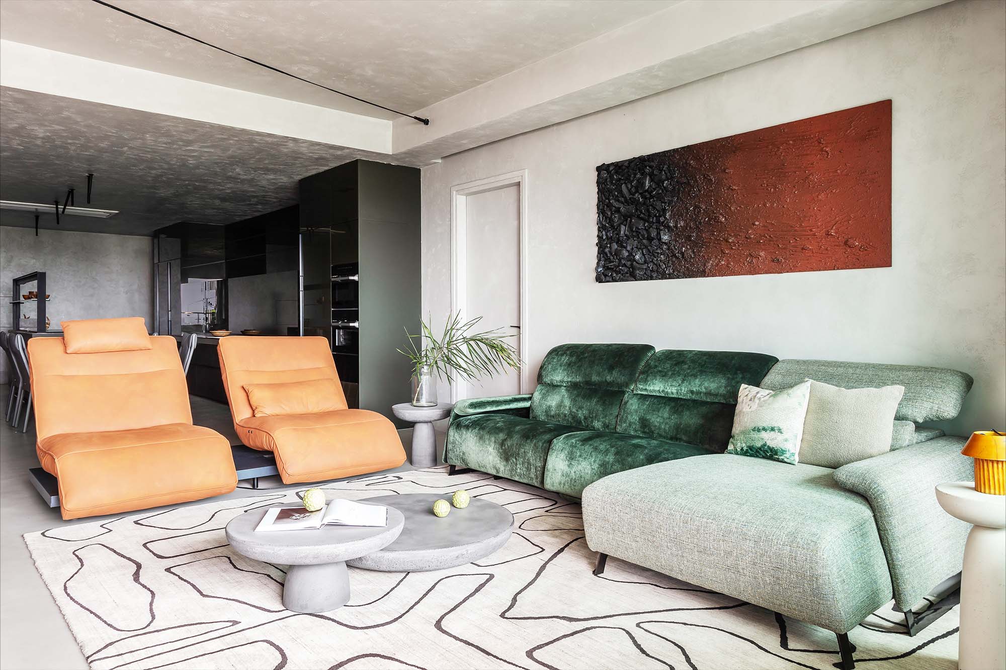 A residential space shaped by contemporary minimalism and warmth