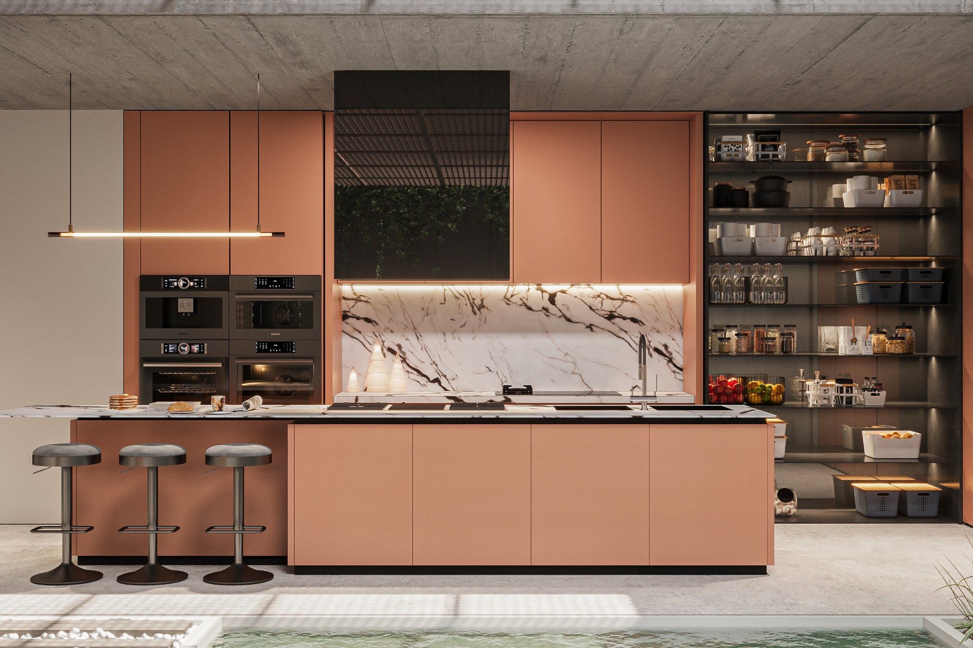 Küche 7 presented Pine Kitchen, combining warmth and modern charm