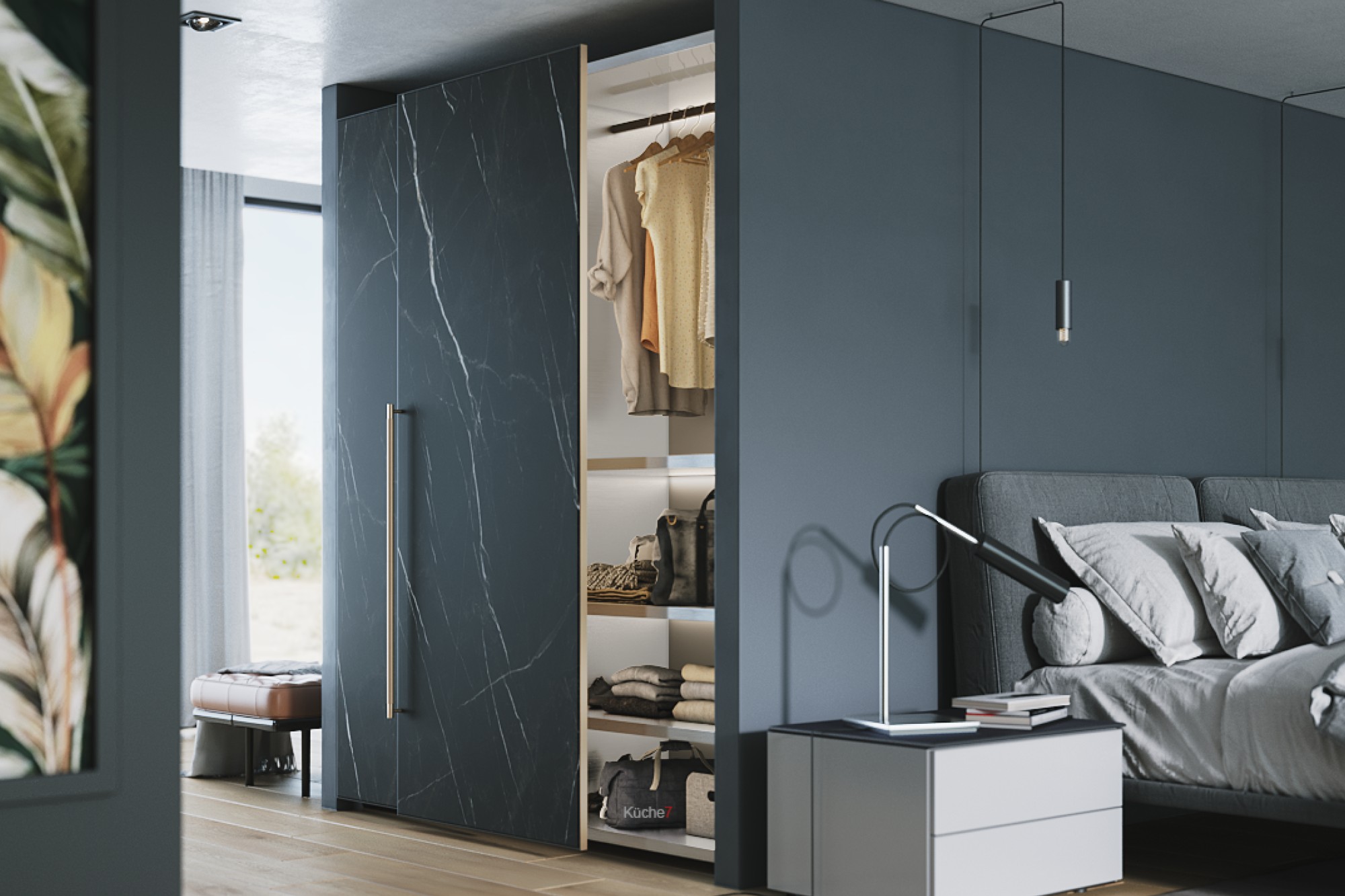Küche7 introduces Ebony Wardrobes for modern luxury living