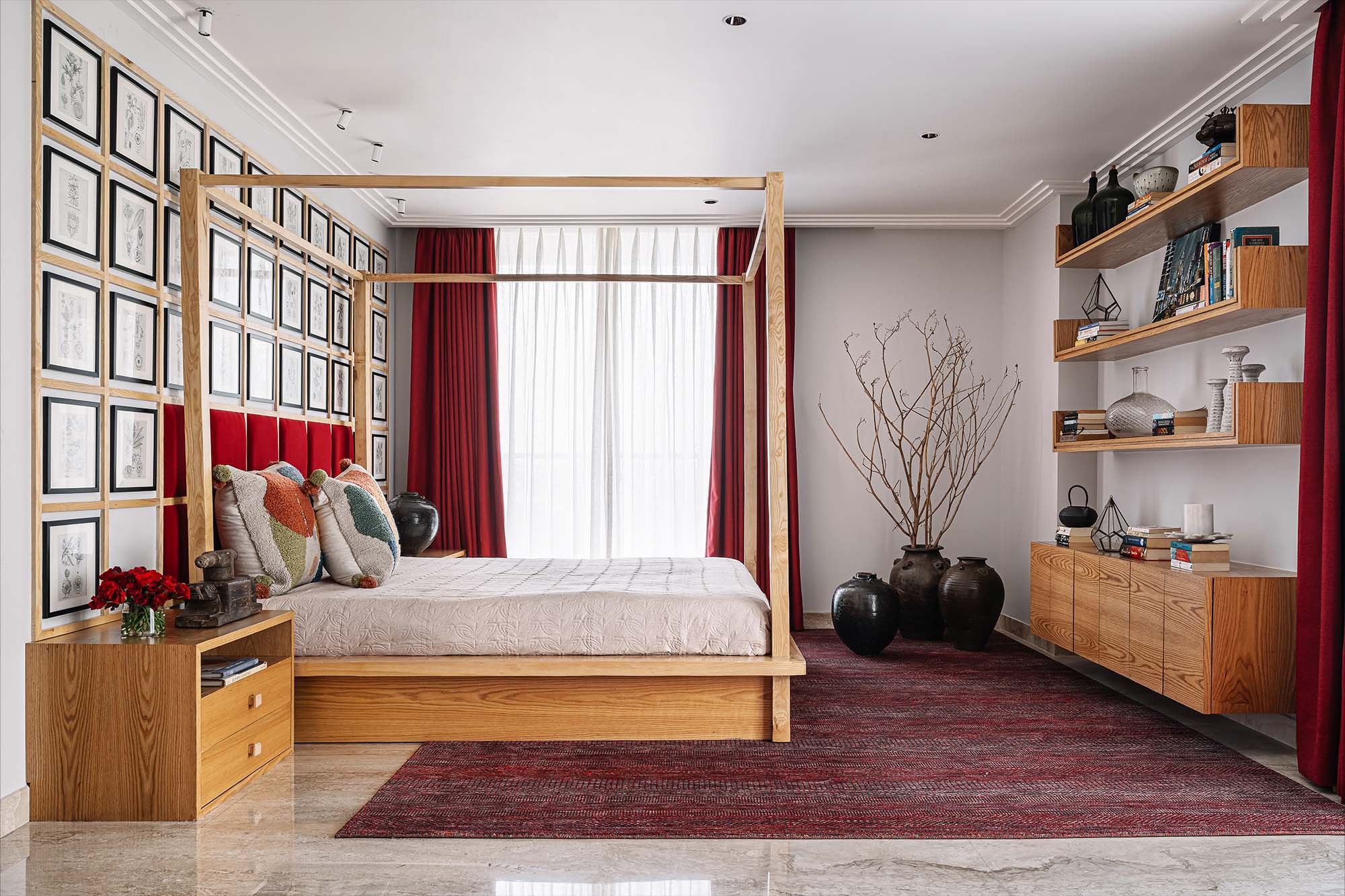 Bespoke aesthetics and flowing layouts define this unique residence