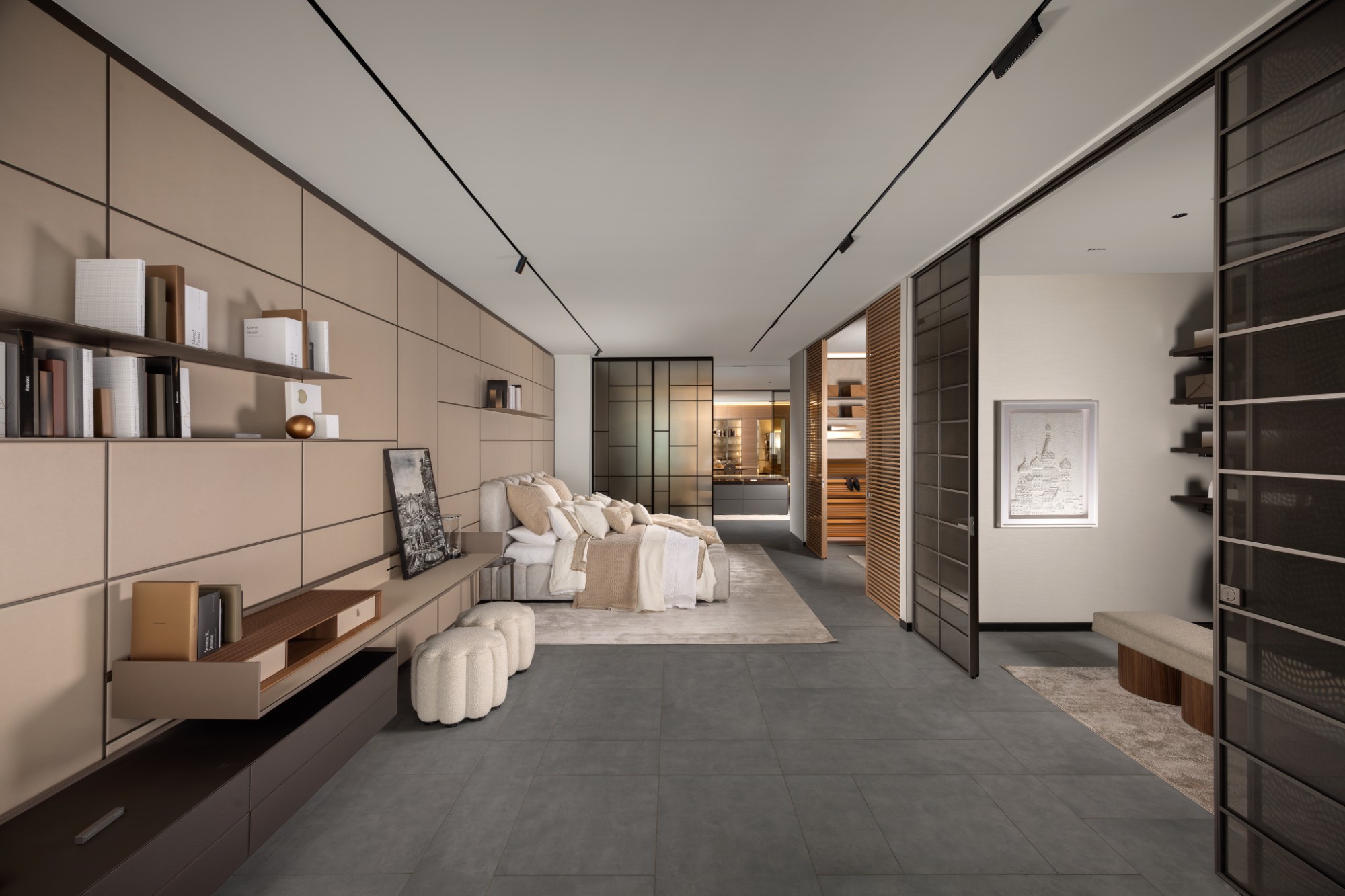 Essentia Environments blends marble and nature for peaceful interiors