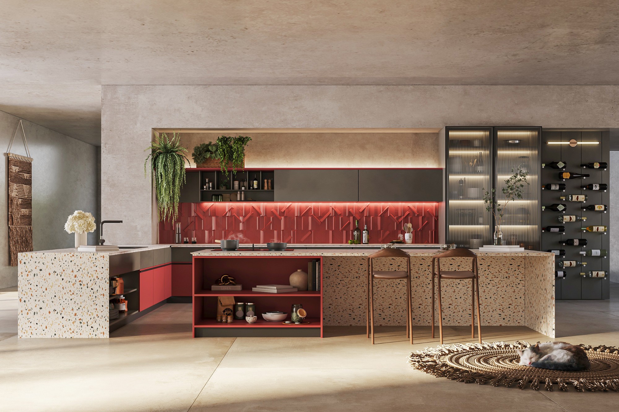 Spice rack meets style in 2025 kitchen designs