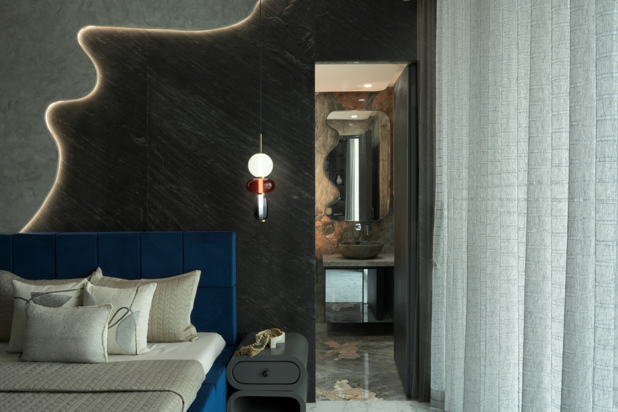 A residence resonating with a botanical ballet of texture, form, and emotion