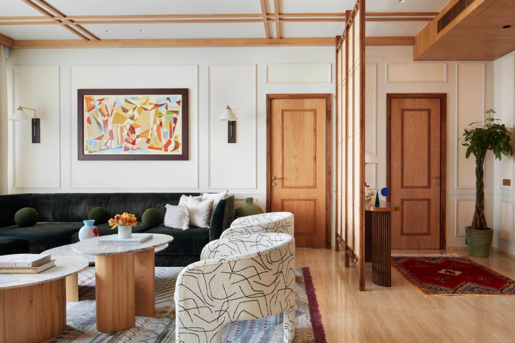 P S Design redefines spaces with an eco-conscious, wood-centric aesthetic