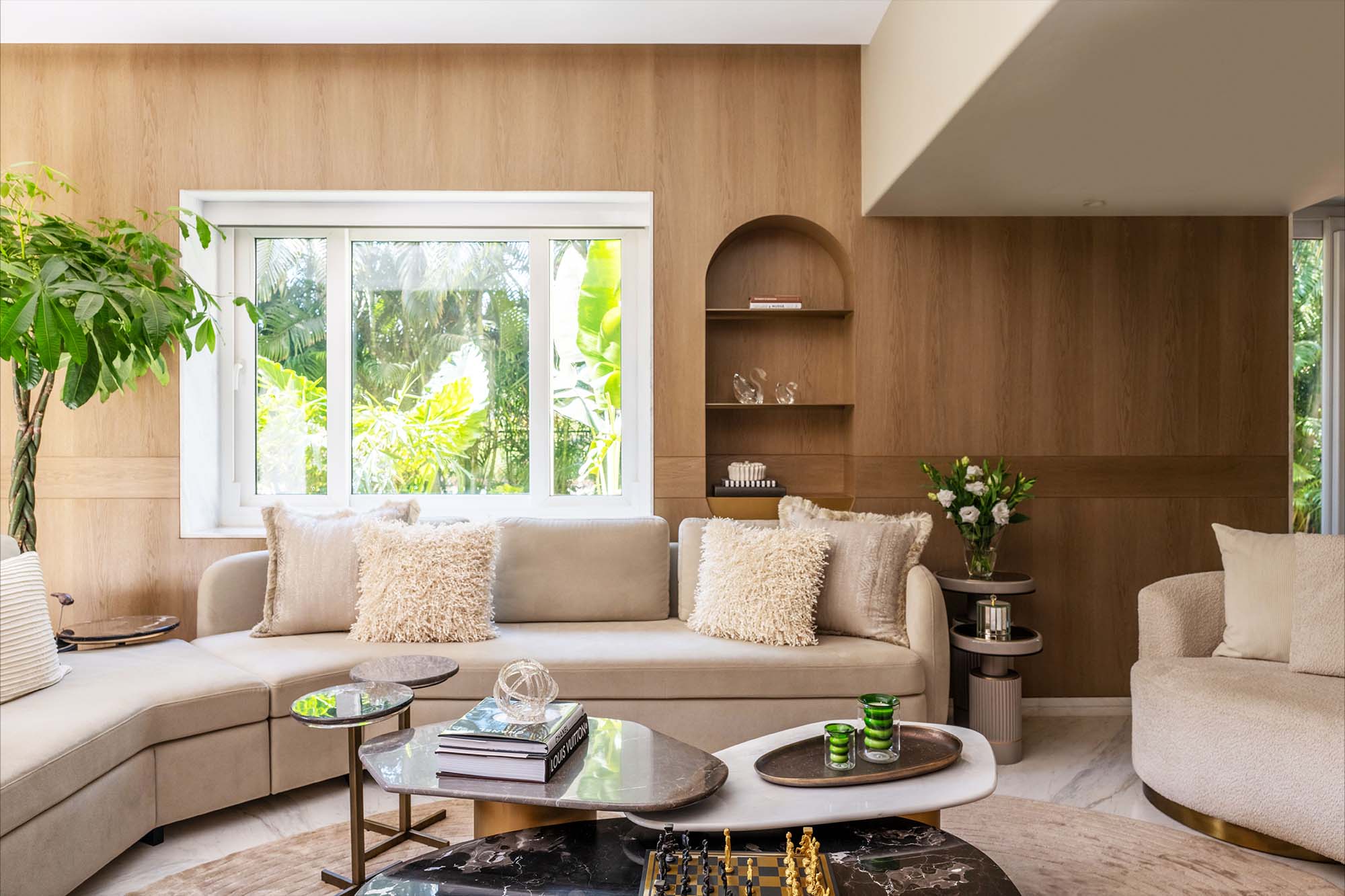 Quiet luxury in a light-filled Mumbai duplex